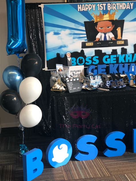 Boss Baby Birthday Party Ideas Photo 1 Of 16 Catch My Party