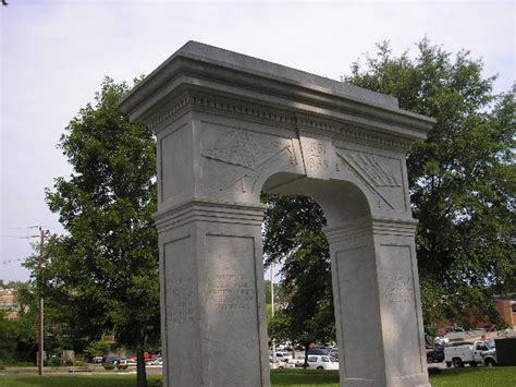 Confederate Memorial Arch Canton Ga American Civil