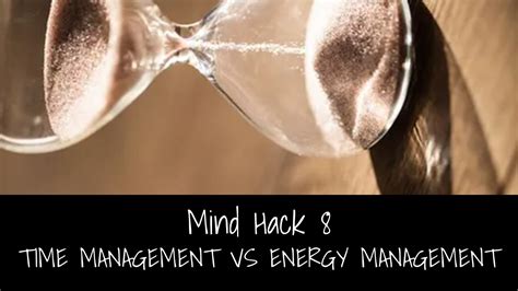 8 Time Management Vs Energy Management Katia Almeida