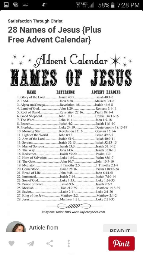 Names Of Jesus The Names Of Jesus And Their Meanings