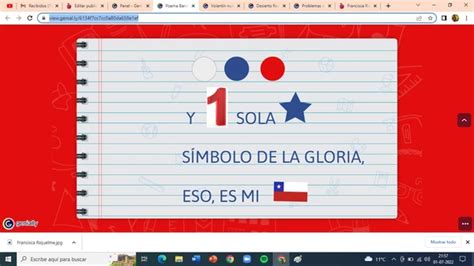 Poema Bandera Chilena Profesocial