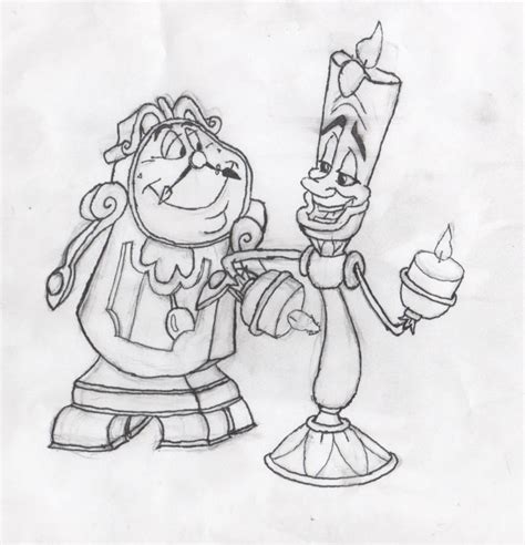 Lumiere And Cogsworth By Supergirl4239 On Deviantart