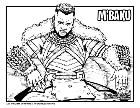 Since he was a wakandan monarch, he was also a holder of the black panther mantle, sacred to the people of. Killmonger Coloring Pages