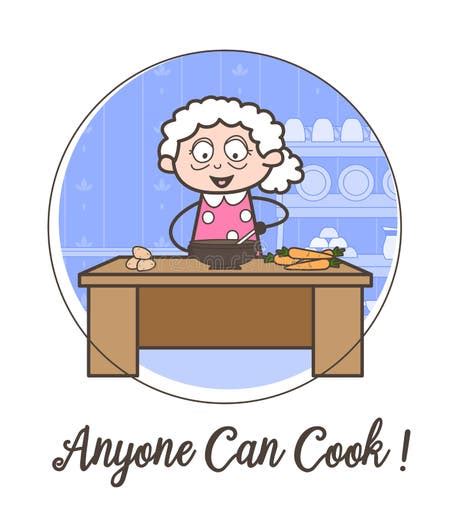 Kitchen Granny Stock Illustrations 453 Kitchen Granny Stock