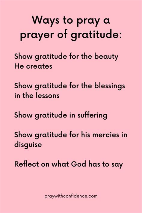 Short Prayer Of Gratitude Pray With Confidence