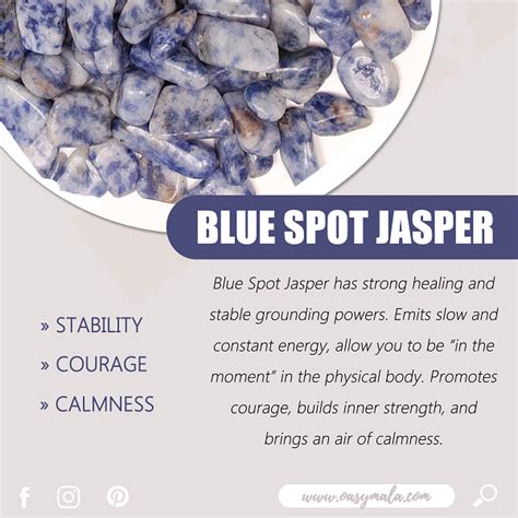 What Does Blue Spot Jasper Look Like Gemstone Meanings Crystals And