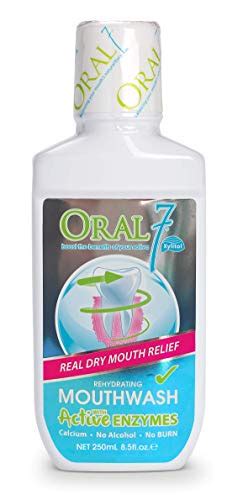 Oral7 Dry Mouth Mouthwash Alcohol Free Oral Rinse With Xylitol