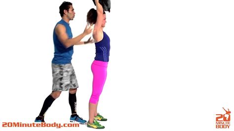 20 Minute Body Full Body Exercise Squat Press Brett Hoebel Youtube