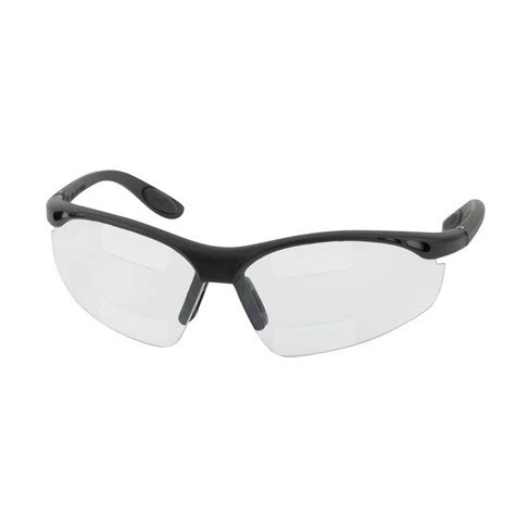 pip 250 25 1515 double mag readers safety glasses black frame