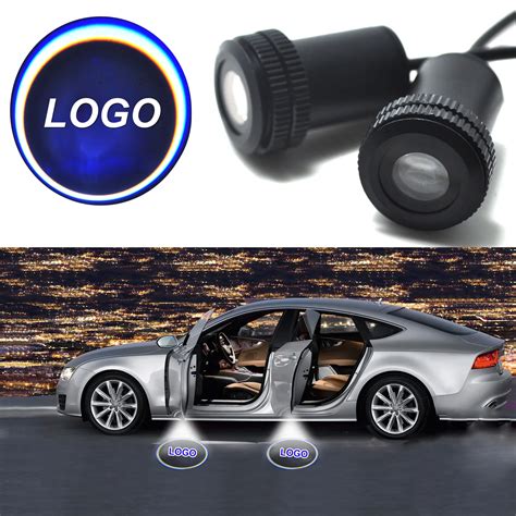 1pair 12v Led Car Door Logo Light Car Welcome Lamp Auto Laser Projector