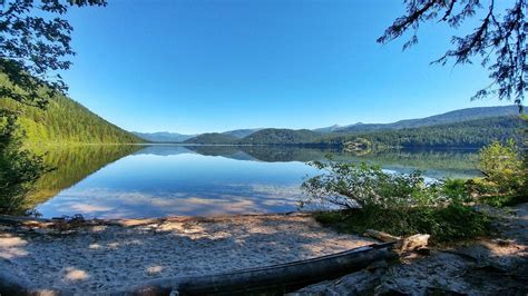 Priest Lake Has A Secluded Beach On Navigation Trail In Idaho