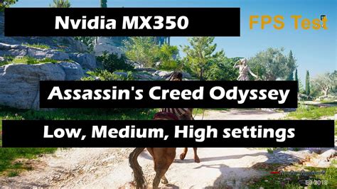 Nvidia Geforce Mx Laptop Assassin S Creed Odyssey Fps Test Youtube