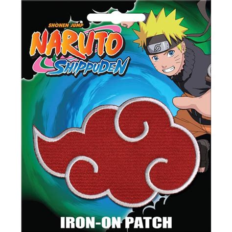 Buy Official Naruto Shippuden Akatsuki Cloud Iron On Patch