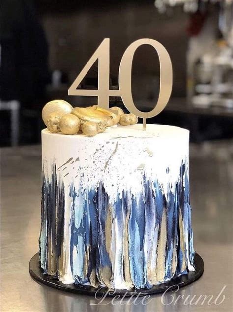 Pin By Pedrinho On Cakes Buttercream Cake Designs 40th Birthday