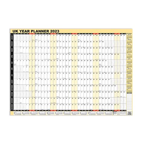 Buy Arpan 2023 Year Wall Planner Laminated Yearly Wall Planner By A1