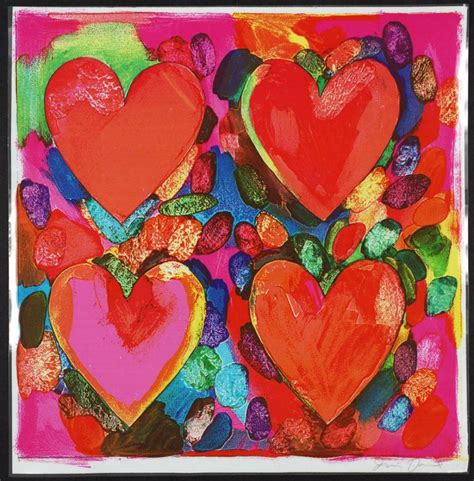 Four Hearts Jim Dine 1969 Pop Art Art Pinterest