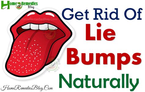 How To Get Rid Of Lie Bumps On Tongue 10 Natural Ways Home Remedies Blog