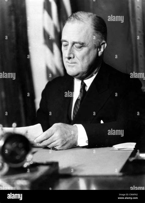 President Franklin Delano Roosevelt 1882 1945 32nd President 3 2 35 Photo By Margaret Bourke