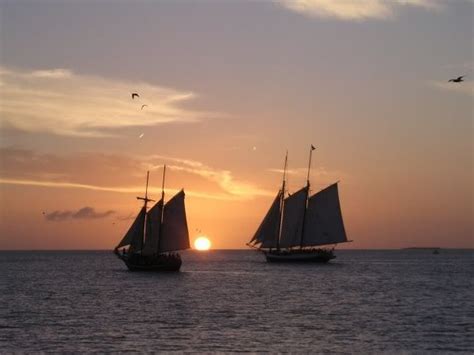 Sunset Sail Sailing Key West Sailing Ships