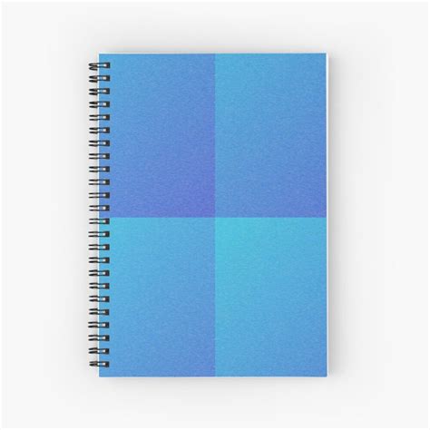 Blue Gradient Spiral Notebook by annavickiedits | Notebook, Spiral notebook, Stationery notebook