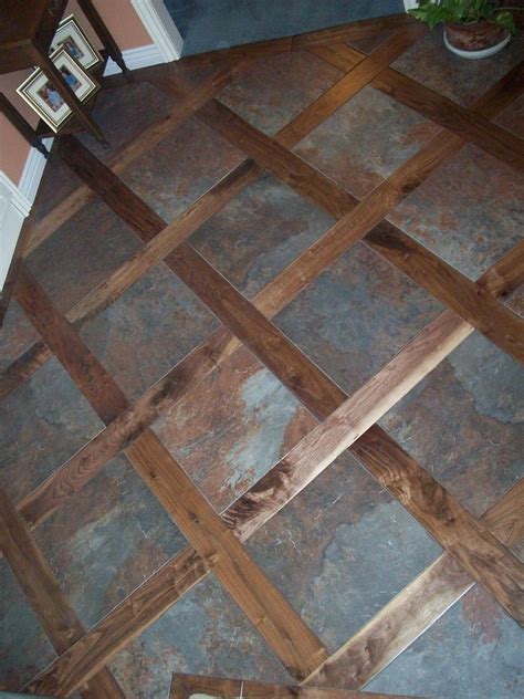 10 Wood And Tile Floor Combination