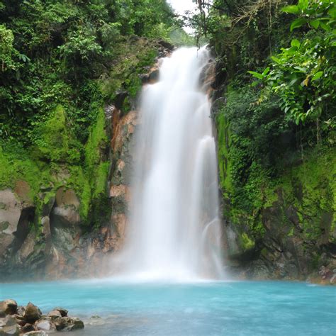 Blue Waterfall Costa Rica Prophetic Light