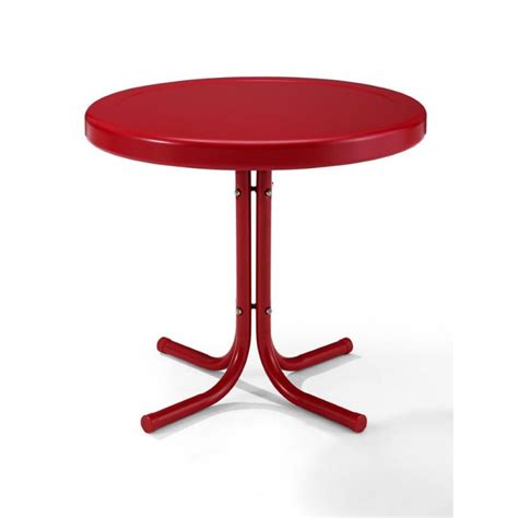 Crosley Furniture Retro Metal Side Table Co1011a Rg