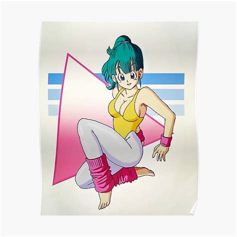 Bulma Working Out Poster For Sale By Shumai79 Redbubble