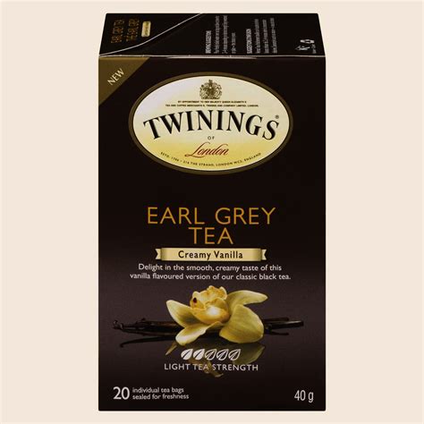 Twining Tea Earl Grey Vanilla 20ct Twinings à Domicile Cornershop By Uber Canada