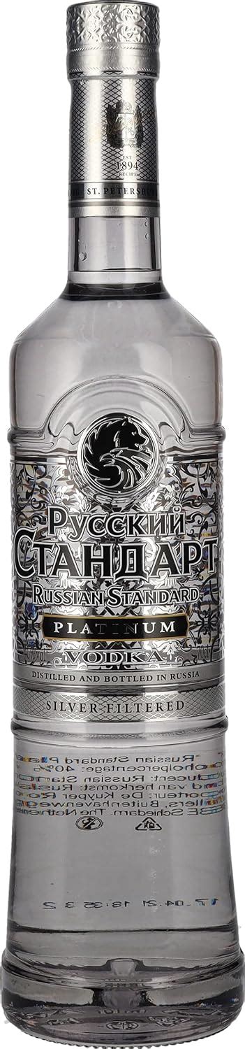 Russian Standard Vodka Platinum Vodka 700ml Au Pantry