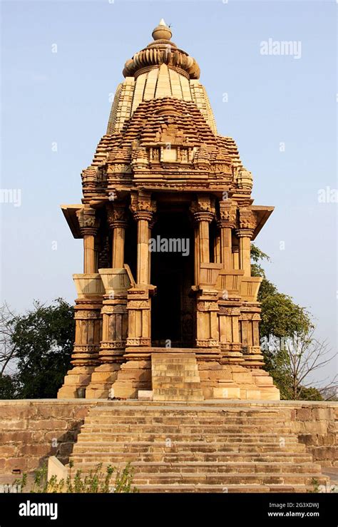 Chaturbhuj Temple Khajuraho Stock Photo Alamy