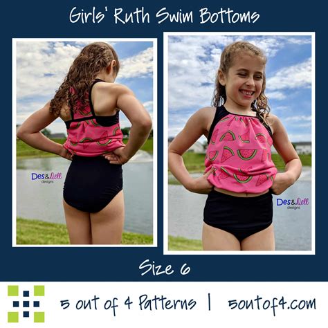 Kids Ruth Swim Bottoms 5 Out Of 4 Patterns