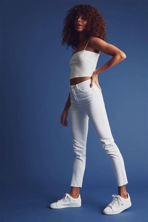 Beyaz Kadın Vintage Skinny Fit Yüksek Bel Jean Pantolon 1942573 Defacto