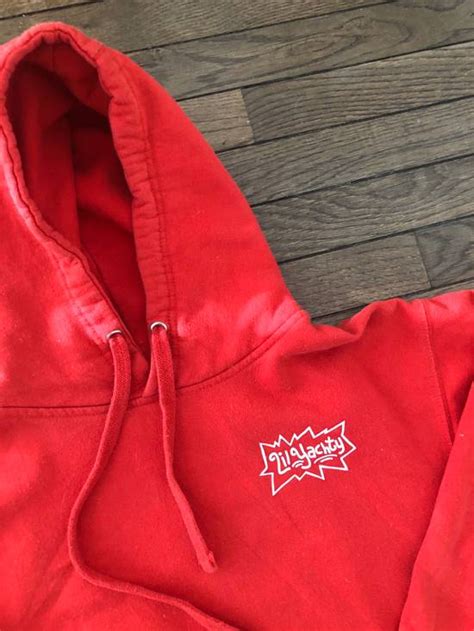 Lil Yachty Lil Yachty Boat Rugrats Hoodie Red 🏓🍷🥤🥩 Faze Tour Rap Atl