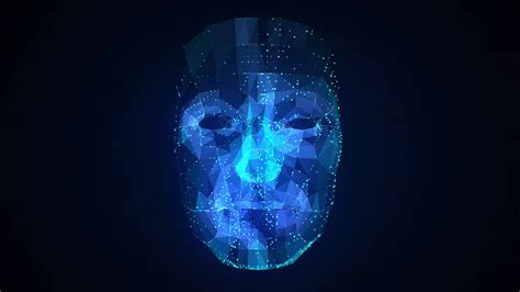 Holographic Face Scan Stock Motion Graphics Motion Array