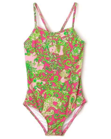 Lilly Pulitzer Girls Grettle Swimsuit Sizes 4 6 Bloomingdales