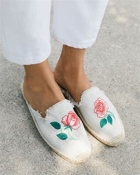 Vogue 125 Embroidered Mule Soludos Vogue Embroidery Shop