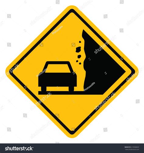 4703 Falling Rocks Sign Images Stock Photos And Vectors Shutterstock