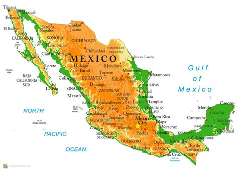 Mapa De Mexico Para Co