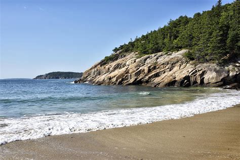 Sand Beach Acadia National Park Maine Photograph By Brendan Reals