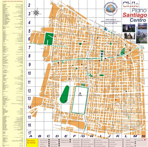 Mapas Detallados De Santiago Para Descargar Gratis E Imprimir