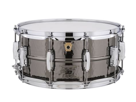 Ludwig Black Beauty 14 X 65 Snare Drum Hammered Brass Lb417k