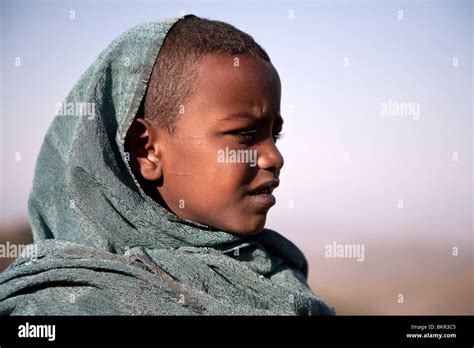 Ethiopia Lalibela A Young Boy With His Sunday Shawl Stock Photo Alamy