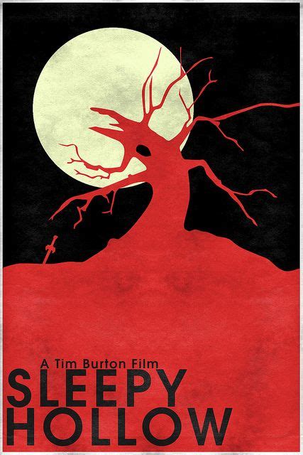 Sleepy Hollow Movie Poster Art Movie Posters Minimalist Tim Burton Art