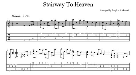 Stairway To Heaven Solo Tab Telegraph
