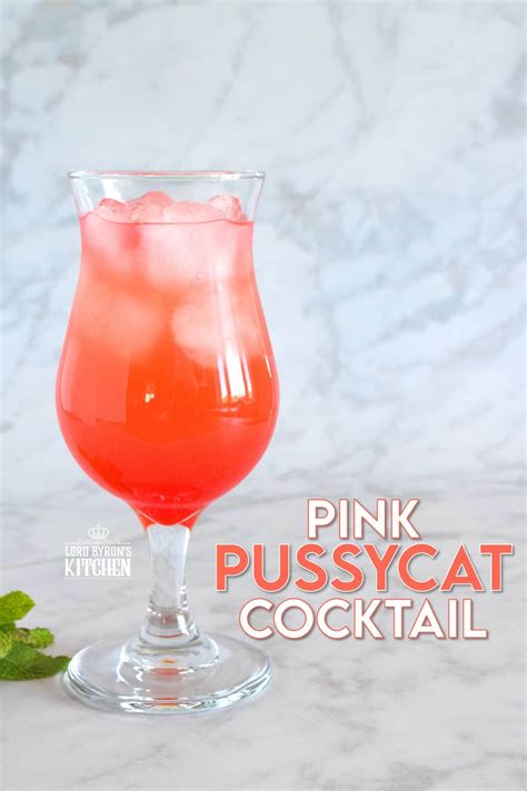 Pink Pussycat Cocktail Lord Byrons Kitchen