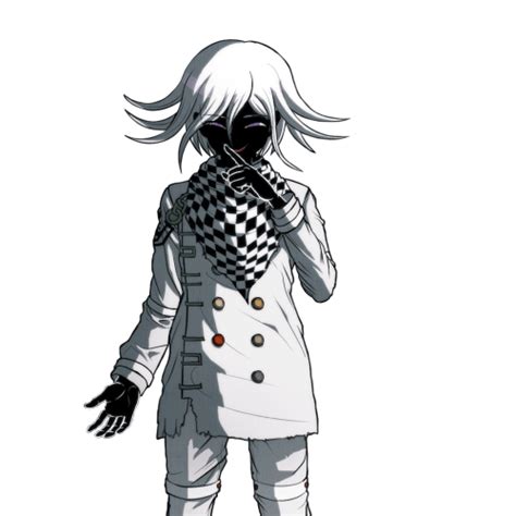 The following set are unofficial half body sprites, cropped from kokichi's full body sprites, in order to give him a full sprite set. Hopey McHope — Oh, how I deeply despise Kokichi Ouma