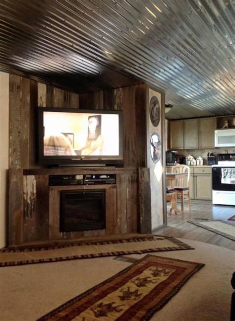Mobile Home Renovation Professional Artist Creates Rustic Get In The