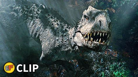 Indominus Rex Attacks Owen And Claire Scene Jurassic World 2015 Movie Clip Hd 4k Youtube