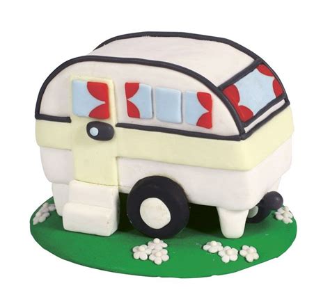 We have a fantastic range of cake decorations to suit almost any special occasion! Claydough Happy Camping Cake Decoration | Caravan cake ...